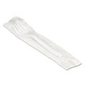 Boardwalk Mediumweight Wrapped Polypropylene Cutlery Fork; White - Case of 1000 BWKFORKIW